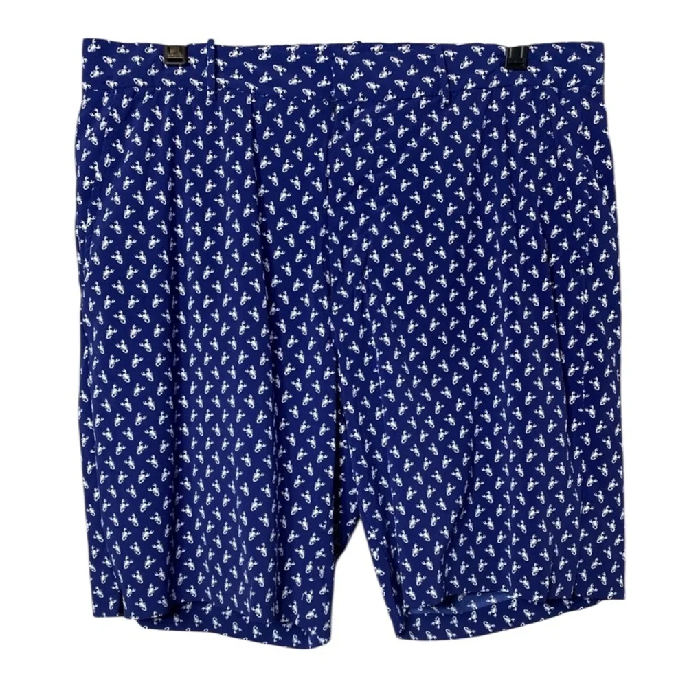 Polo Ralph Lauren Shorts 35 x 9 Golf Swim Stretch Wicking Scorpion Navy Blue
